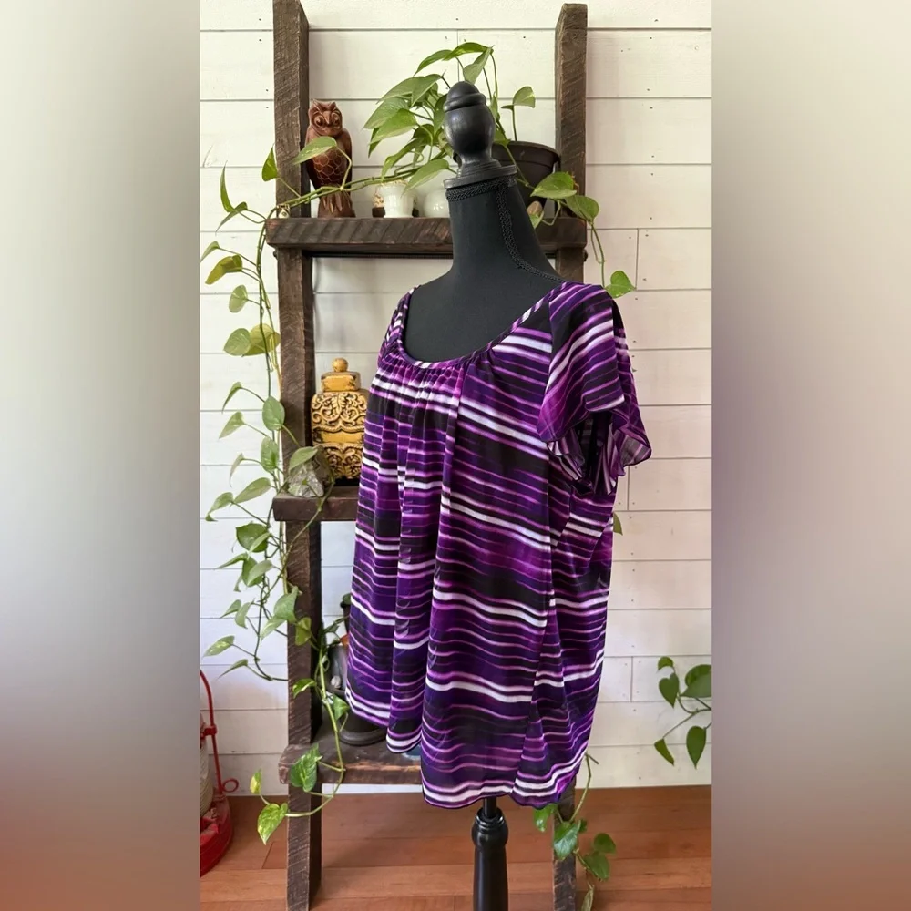 Worthington brushed purple